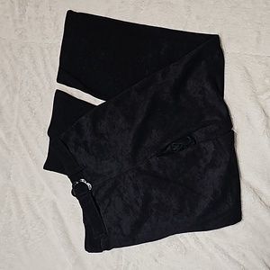 Vintage 90s In Design Girls Black Dress pants with built in belt